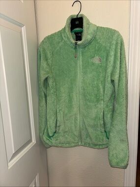 The North Face Women's Mint Green Plush Fleece Jacket